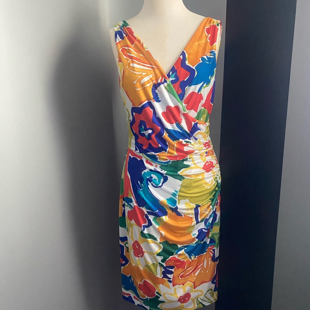 Ralph Lauren Tropical Floral dress Size 12